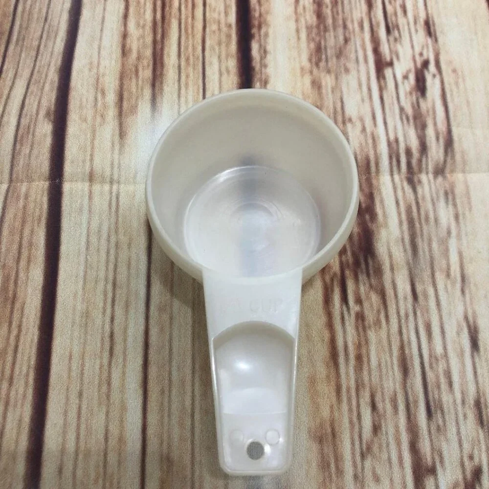Vintage Tupperware Clear White Nesting Measuring Cup 1/2 CUP Replacement 764-1